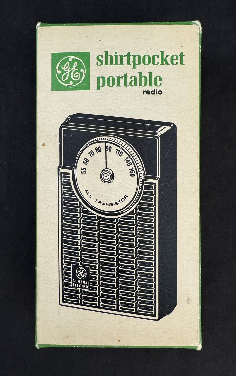Vintage General Electric 6-Transistor P1710A Shirt Pocket Radio w/ Original Box