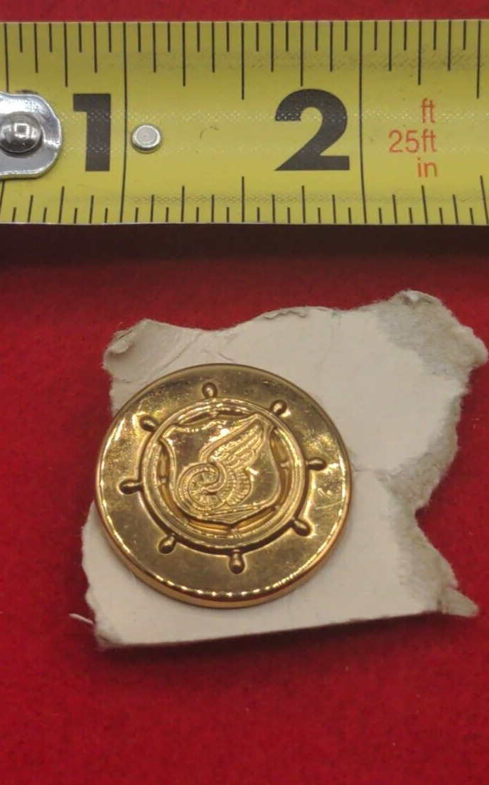 WWII/2 US Army Transportation Stamped enlisted collar brass