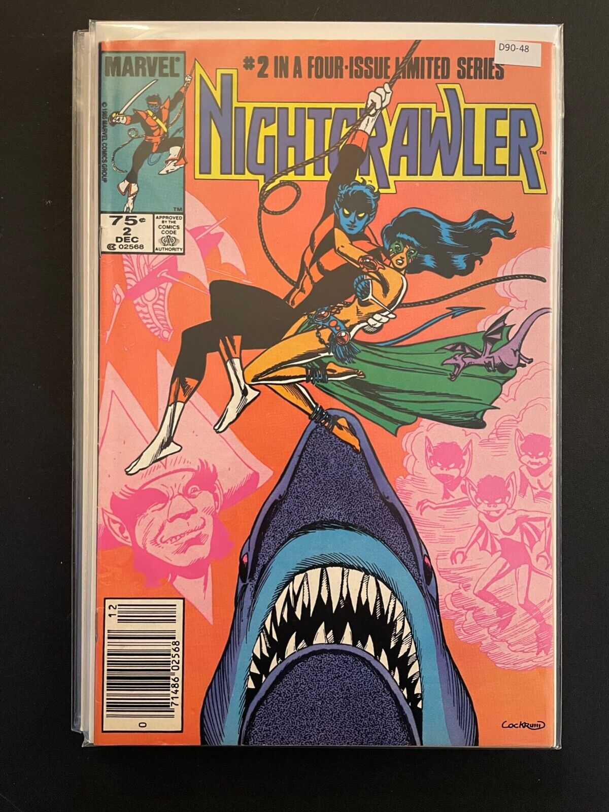 Nightcrawler 2 Newsstand High Grade 7.5 Marvel Comic Book D90-48