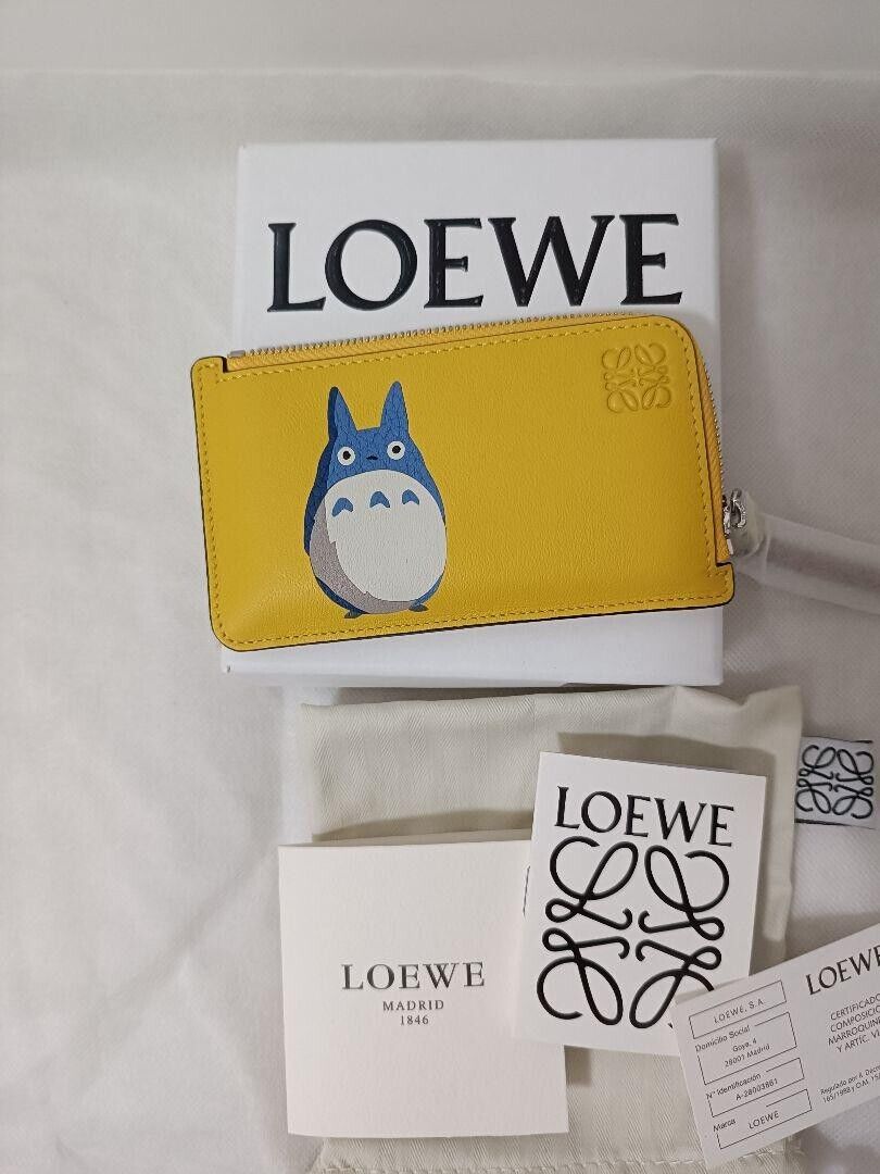Ghibli Authentic My Neighbor Totoro x Loewe Calcifer Coin Card Holder Case