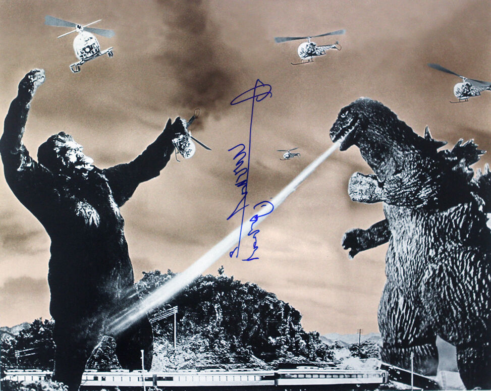 1954-1971 Haruo Nakajima Godzilla Signed LE 16x20 B&W Photo (JSA)