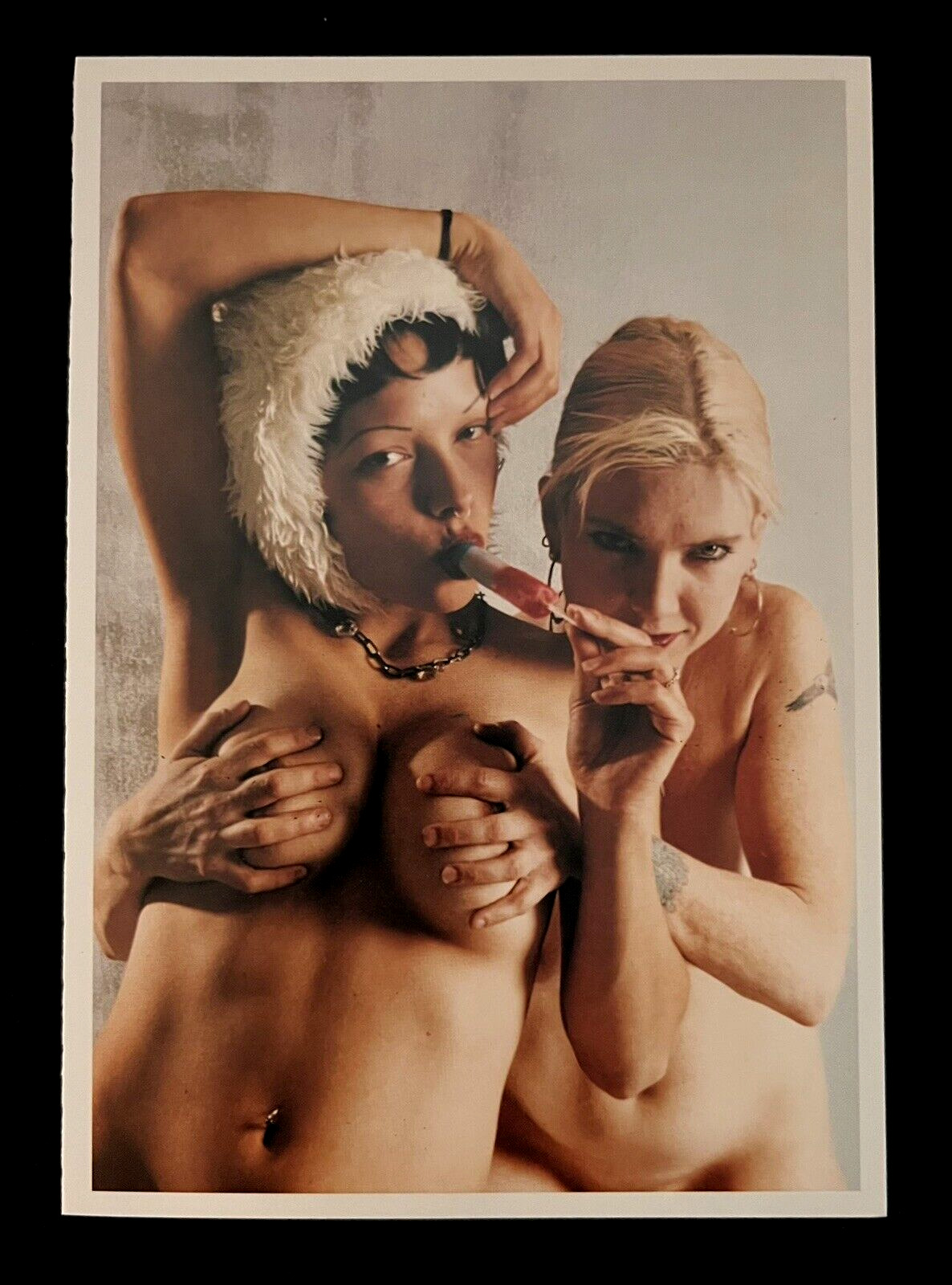 Taschen Postcard Richard Kern New York Girls 2 Women Popsicle        A2