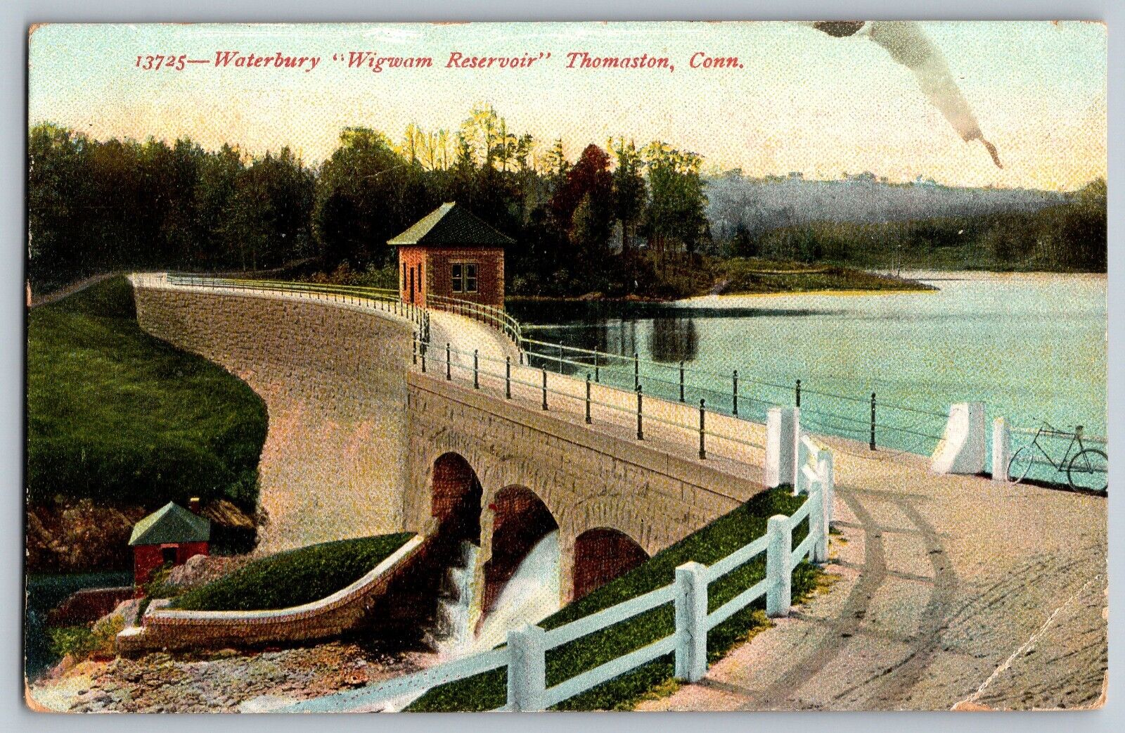 Thomaston, Connecticut CT - Waterbury - Wigwam Reservoir - Vintage Postcard