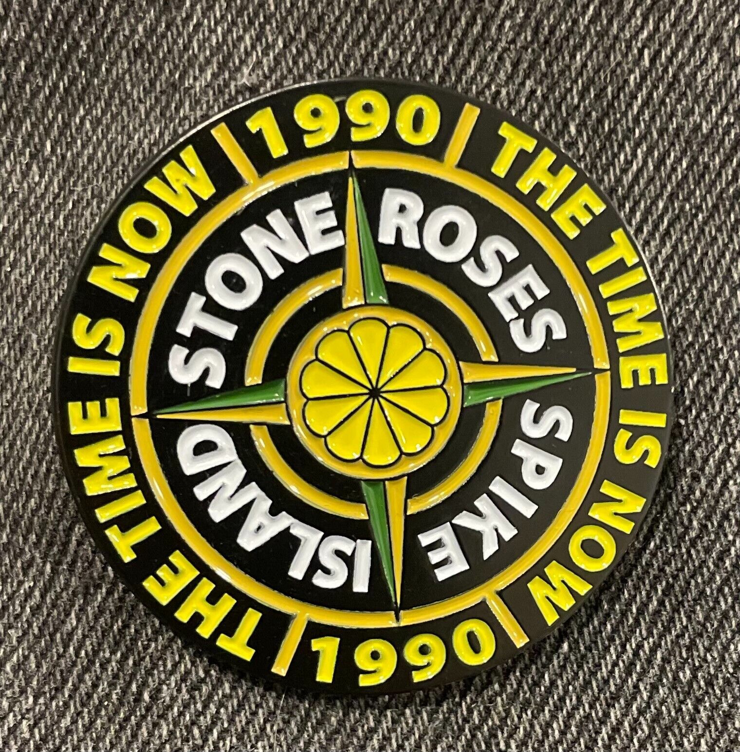 The Stone Roses - The Time Is Now - Spike - Madchester - Britpop - Enamel Pin