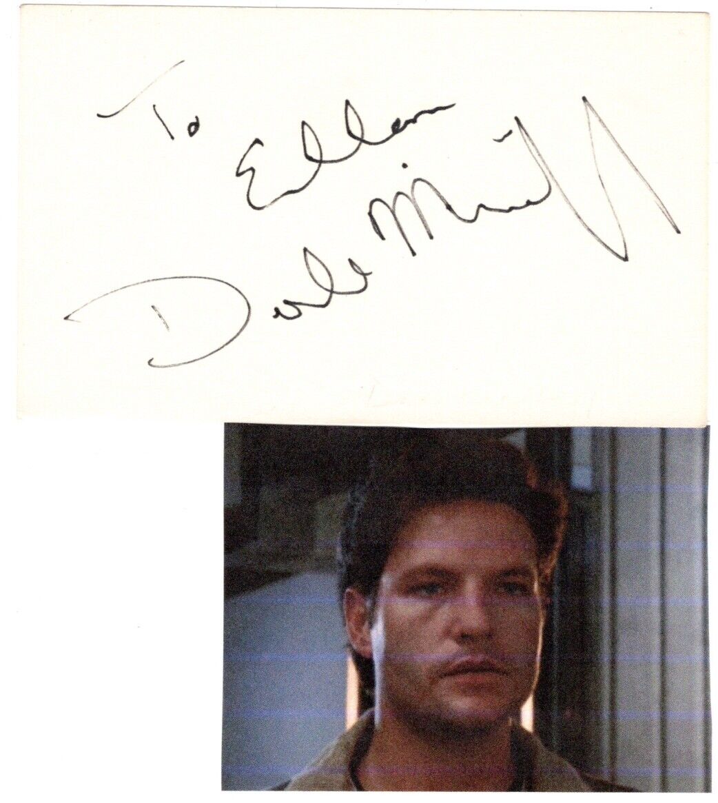 Dale Midkiff signed card Stephen King\'s Pet Sematary