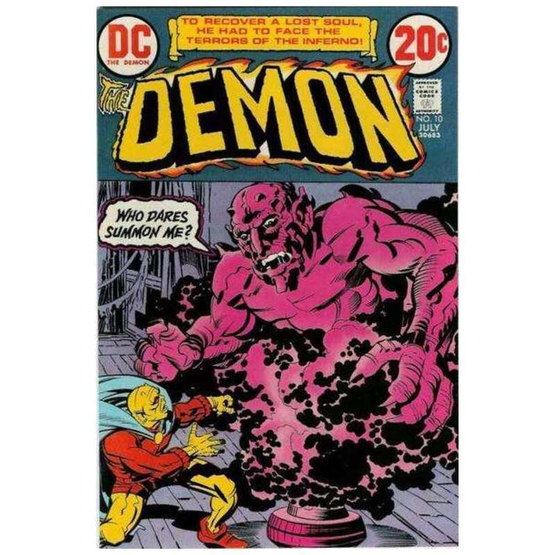Demon (1972 series) #10 in Very Fine minus condition. DC comics [r{