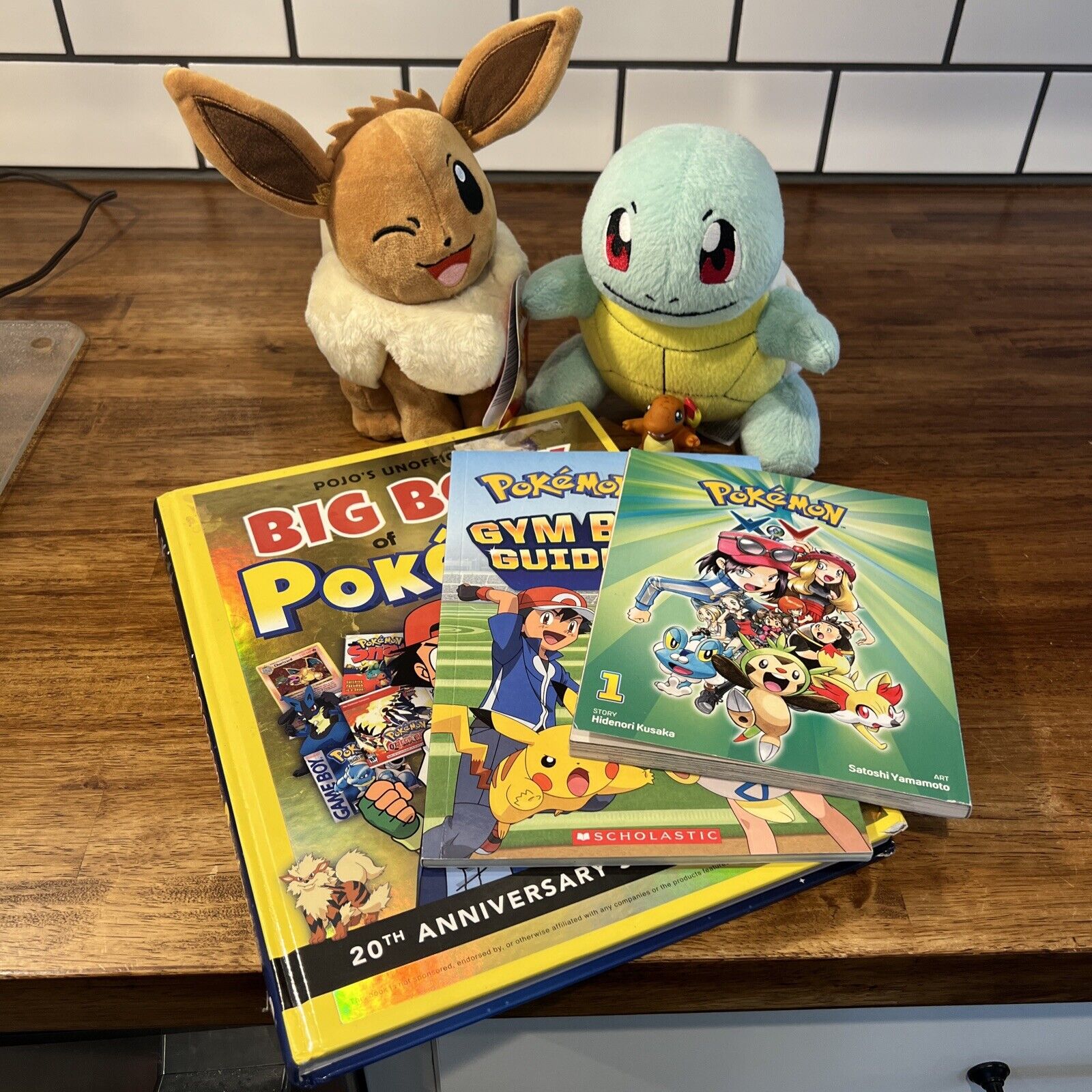 Lot of Pokemon Plushies And Books