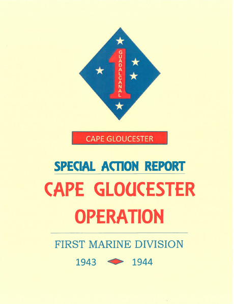 WW II USMC Marine Corps Invasion of Cape Gloucester An OP-Order History Book