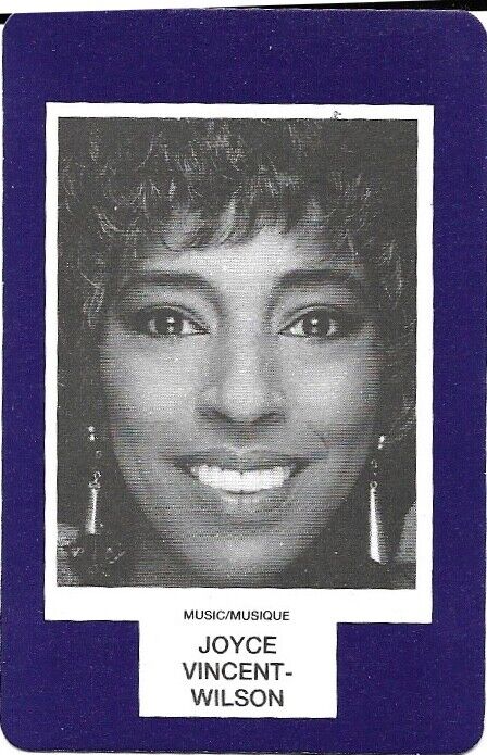 Joyce Vincent-Wilson - 1991 Face to Face game card
