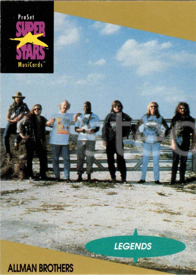 1991 Pro Set SuperStars Super Stars MusiCards You Pick the Card Finish Your Set