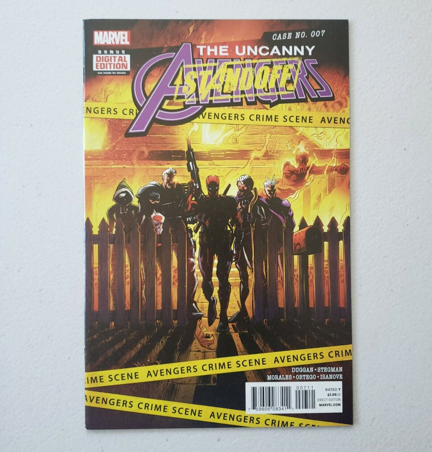Uncanny Avengers Vol 3 #7 Ryan Stegman Cover (Standoff Tie-In) 2016 Marvel 
