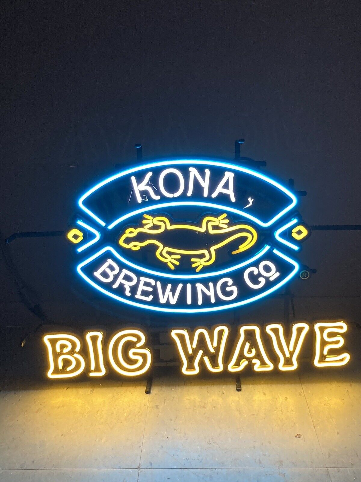 🔥 Kona Brewing Hawaii Big Wave Beer LED Sign Light Not Neon Habiscus