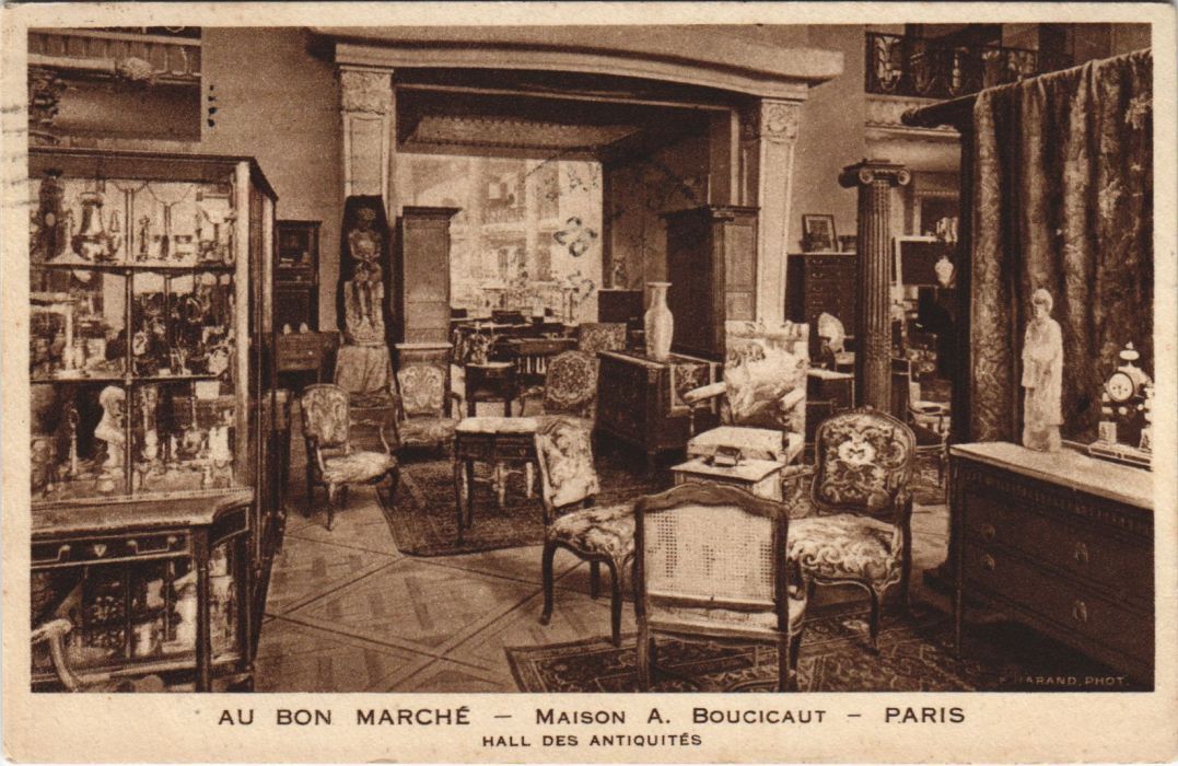 CPA PARIS AU BON MARHCE Hall des Antiquites (52209)