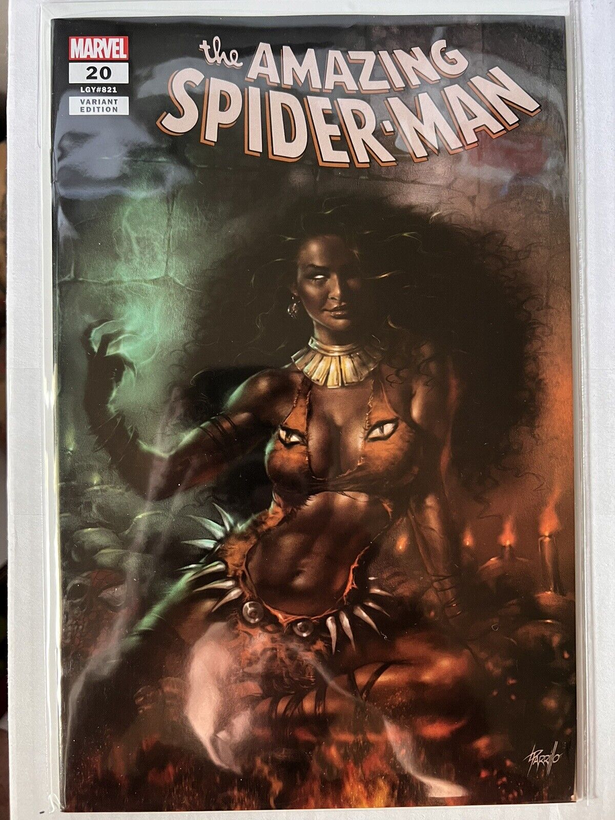 The Amazing Spider-Man #20 Lucio Parrillo Variant Cover ComicXposure 2019 NM