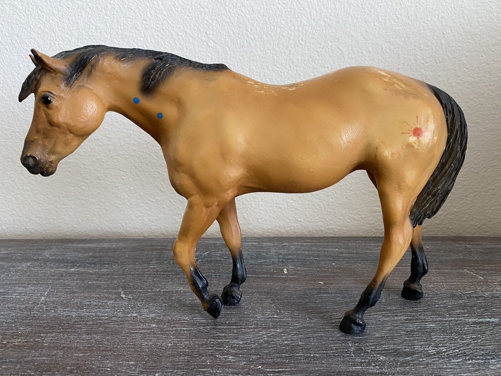 Breyer Vintage Buckskin Indian Pony With War Paint #176