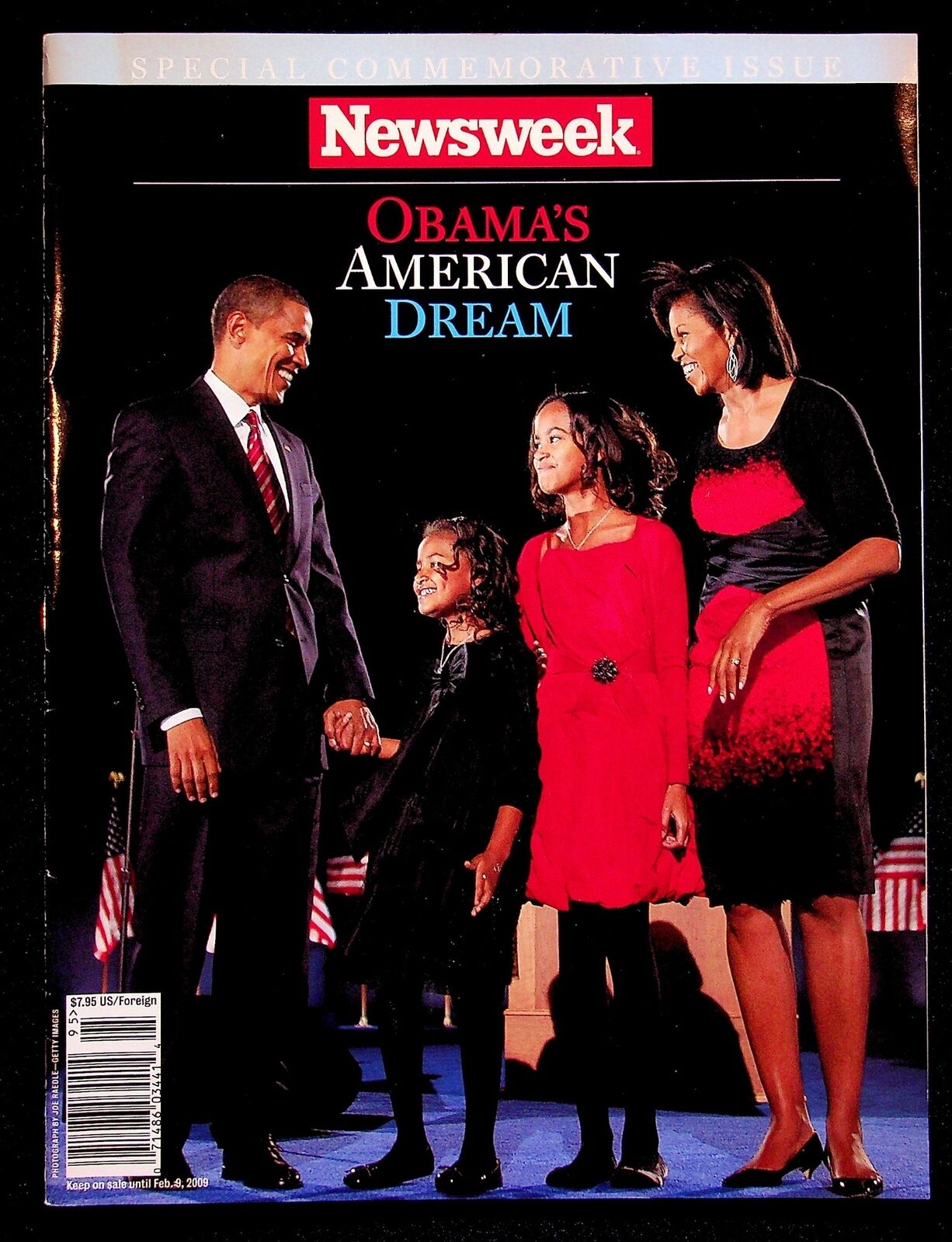 NEWSWEEK Commemorative Issue Barrack Obama AMERICAN DREAM Michelle Obama 2008