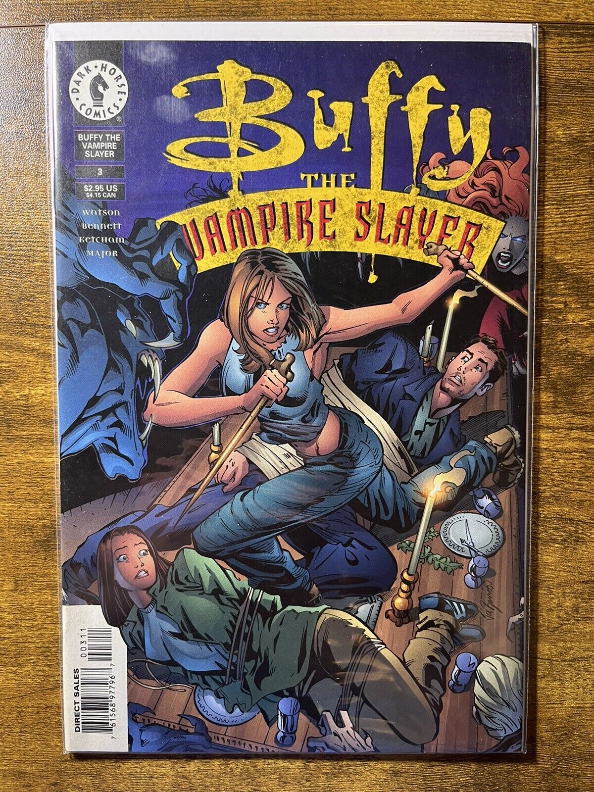 BUFFY THE VAMPIRE SLAYER 3 JOE BENNETT COVER DARK HORSE COMICS 1998