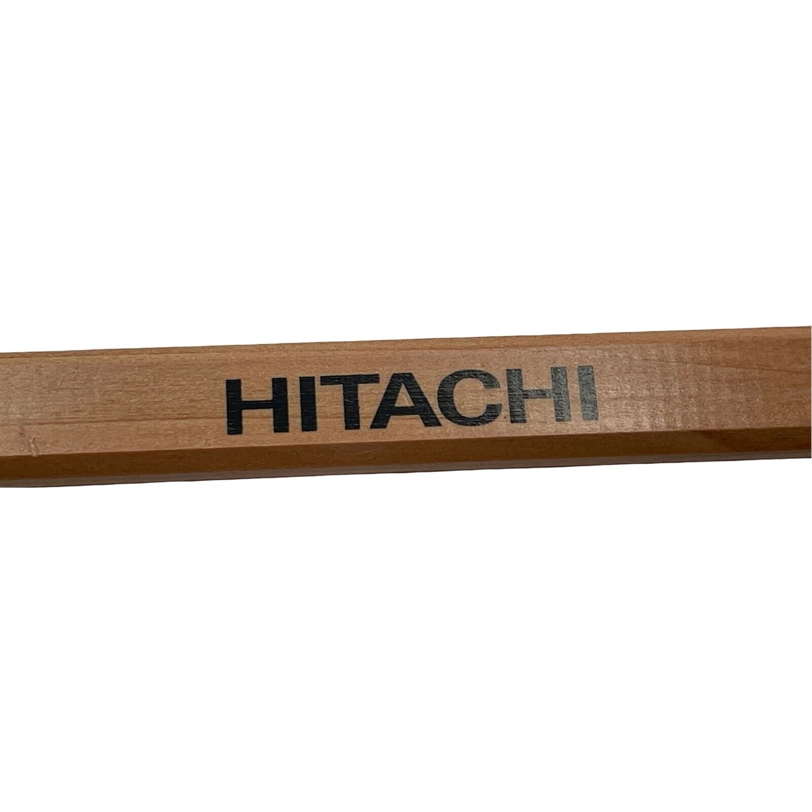 Vintage Hitachi Lumber Wooden Advertising Carpenter Pencil