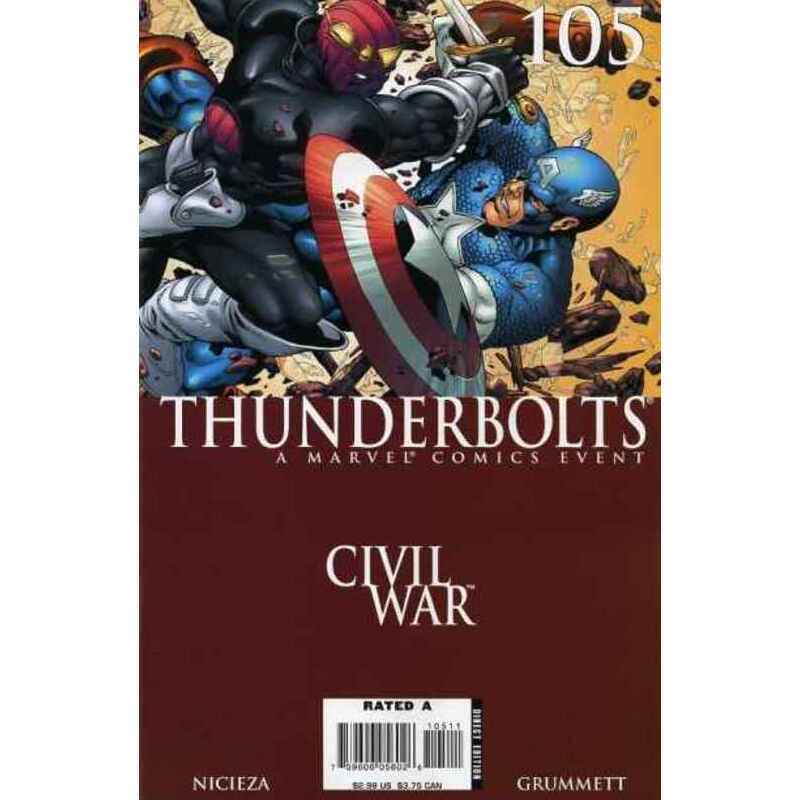 Thunderbolts #105  - 2006 series Marvel comics VF+ Full description below [e@