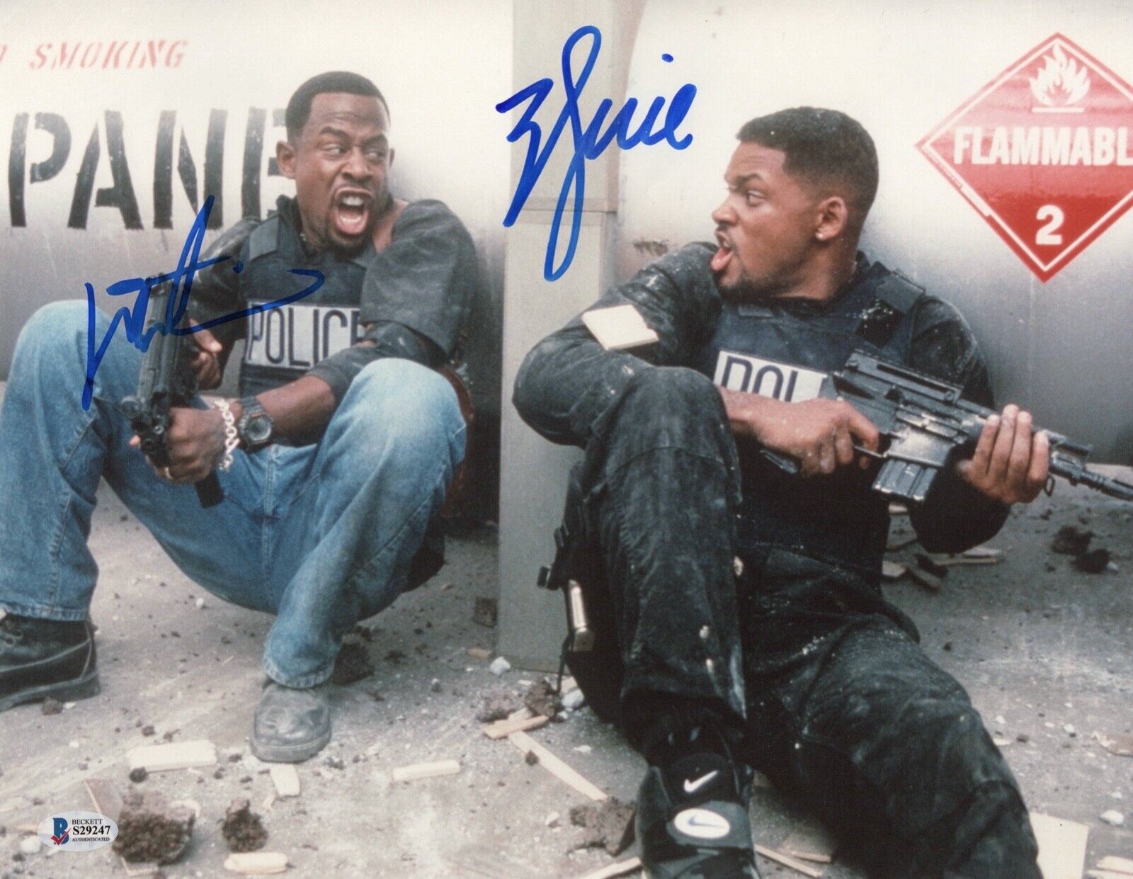 MARTIN LAWRENCE WILL SMITH SIGNED AUTO \