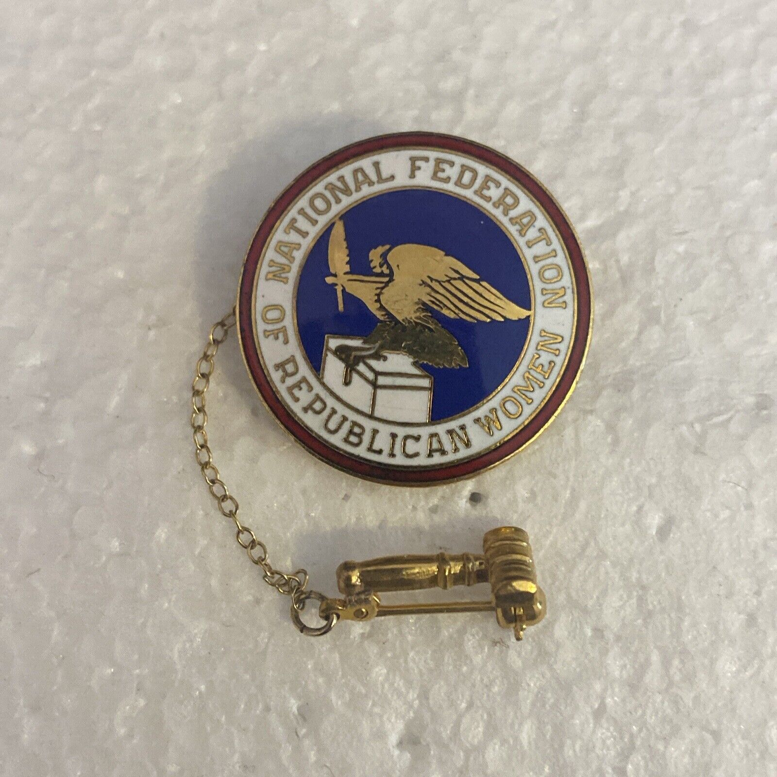 Vintage National Federation Of Republican Women Lapel Pin