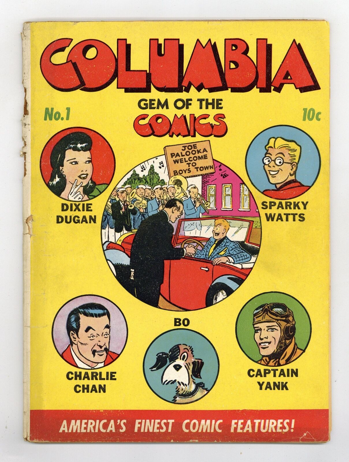Columbia Comics #1 PR 0.5 1943
