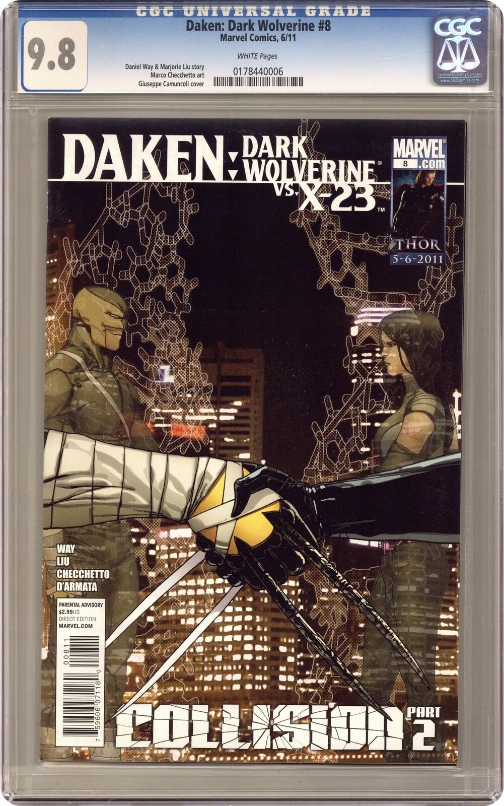 Daken Dark Wolverine #8 CGC 9.8 2011 0178440006