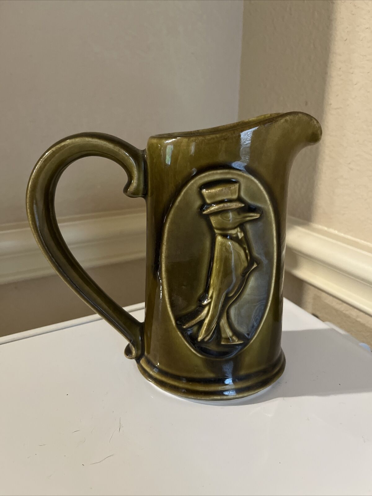 Vintage Old Crow Distillery Co. Kentucky Bourbon Whiskey Pitcher