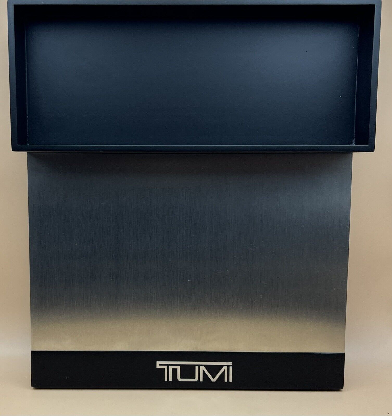 Tumi Multi-Use Retail Display Case: Brand  New.  Color: Black & Gun Metal Silver