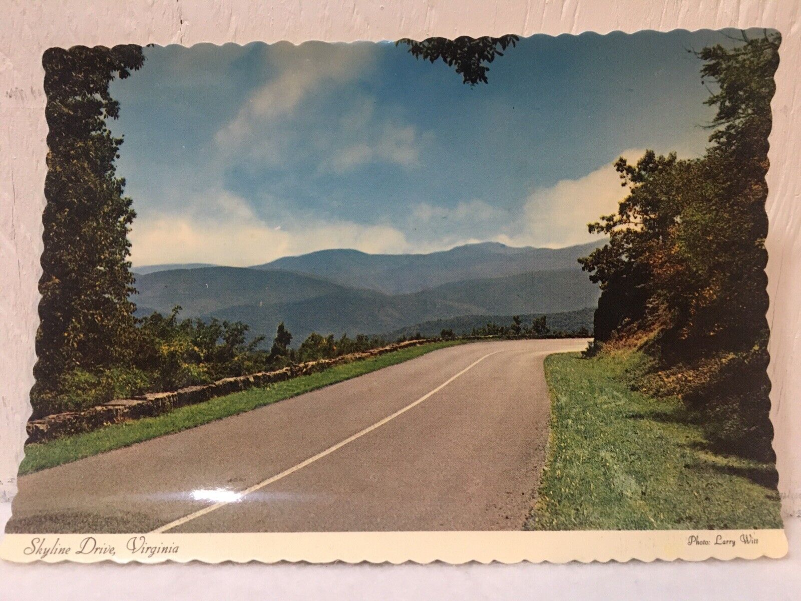 Skyline Drive - Virginia - Mile 22 - Front Royal - Luray Mountains & Road - 1969