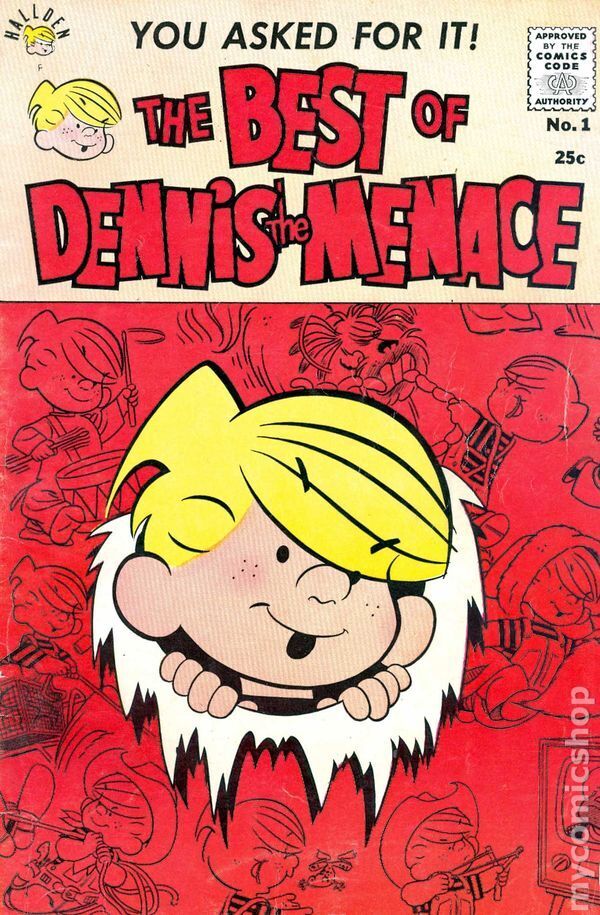 Best of Dennis the Menace #1 VG 1959 Stock Image