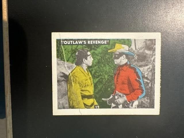 1950 Ed-U-Cards The Lone Ranger Outlaws Revenge #3  IMPORTANT MEETING