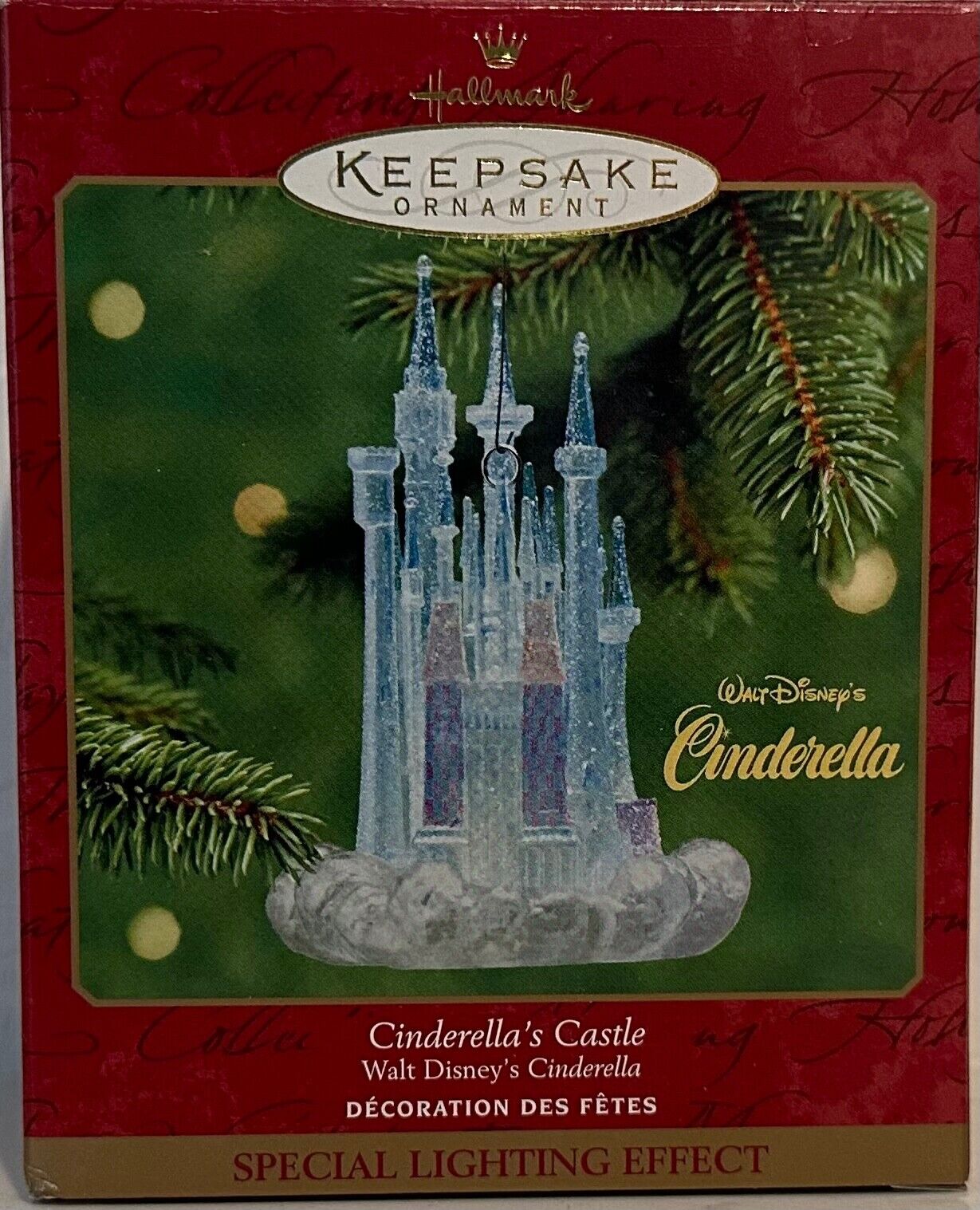 Hallmark Keepsake Ornament Cinderella\'s Castle Walt Disney’s Cinderella - 2001