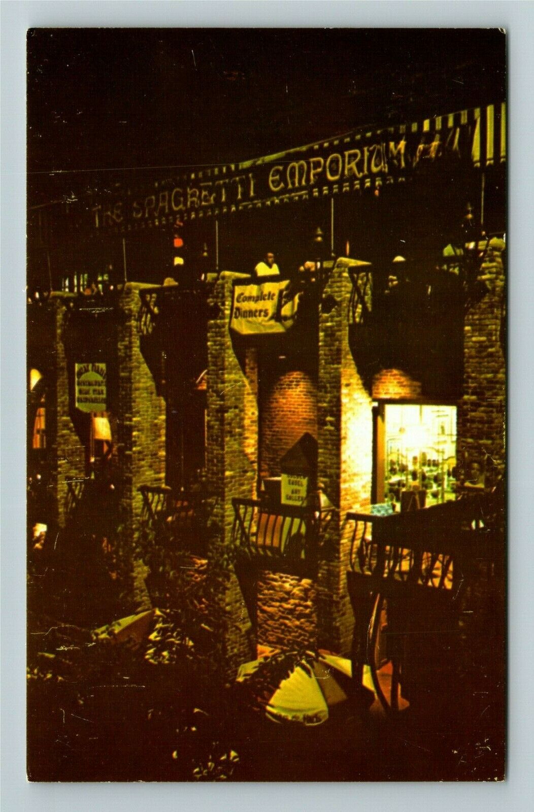 Atlanta GA-Georgia, Underground, Historic Tourist Attraction, Vintage Postcard