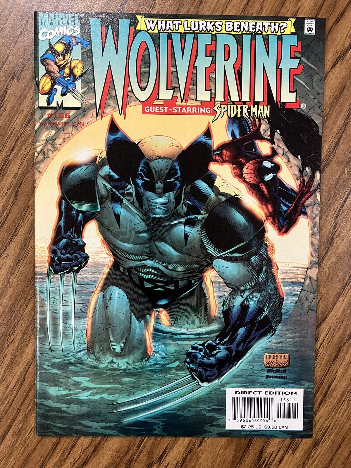 Wolverine #156 Vol 2 Nov 2000 Rob Leifeld/Ian Churchill