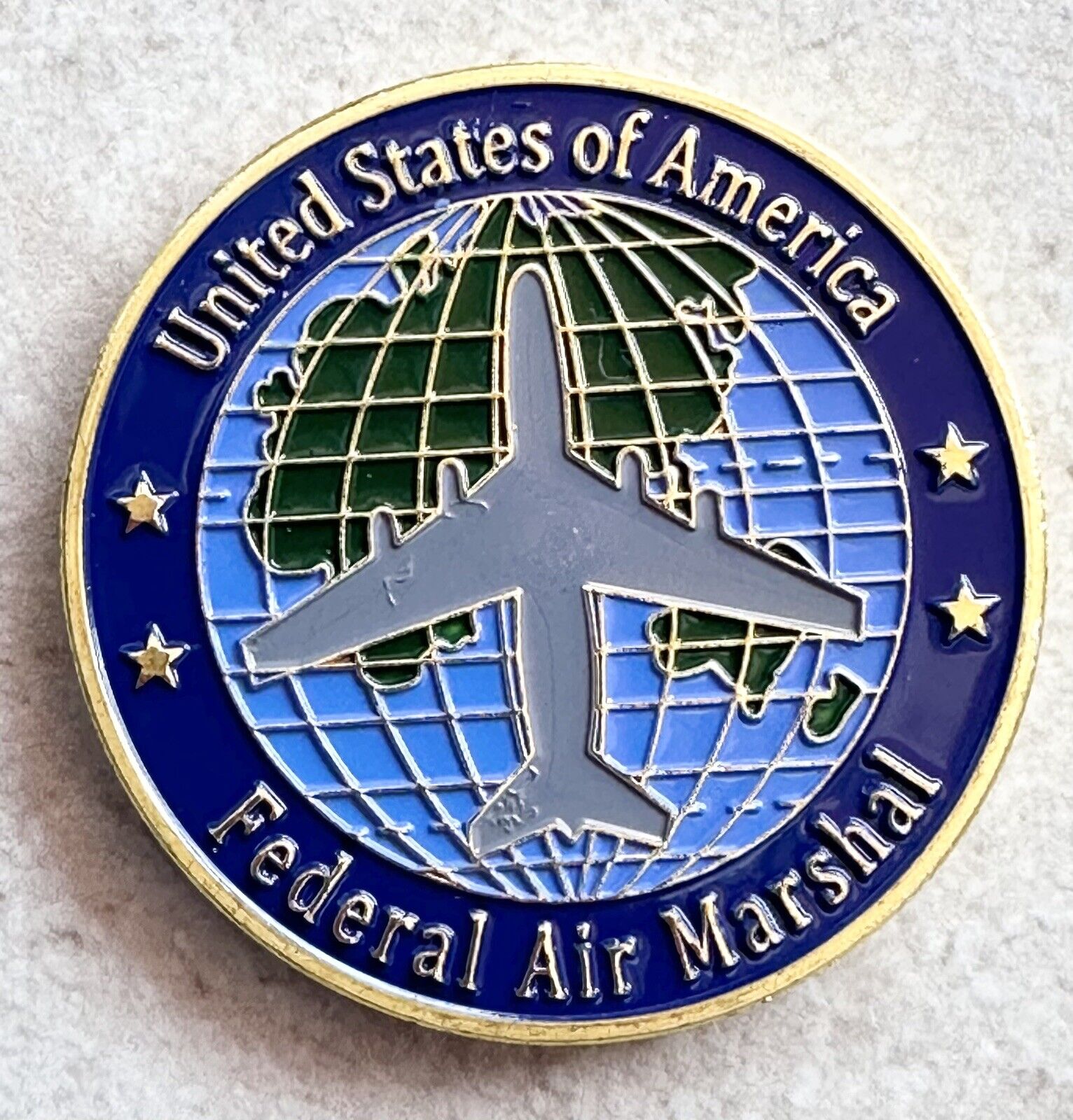 U S Federal Air Marshal Airline Special Agent  Challenge Coin