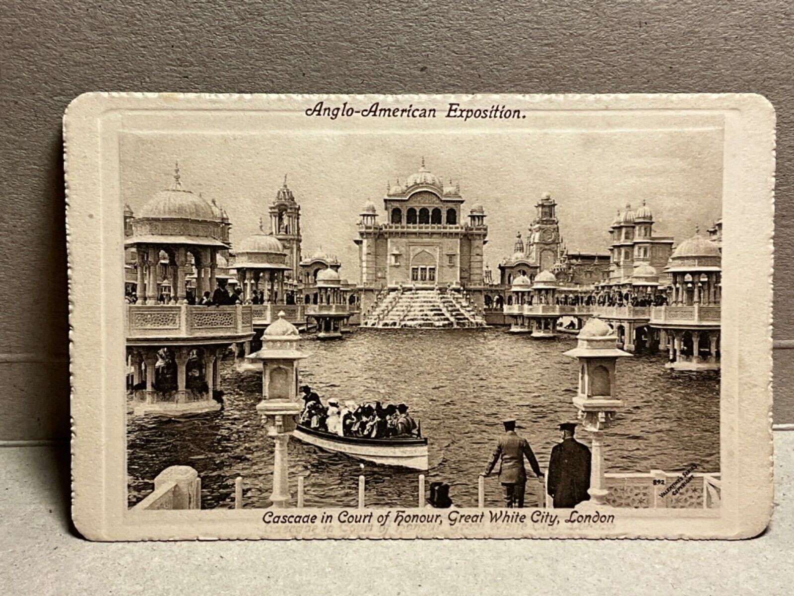 ANGLO AMERICAN EXPOSITION London 1907 The Cascade  VINTAGE 1907 Postcard 2/2