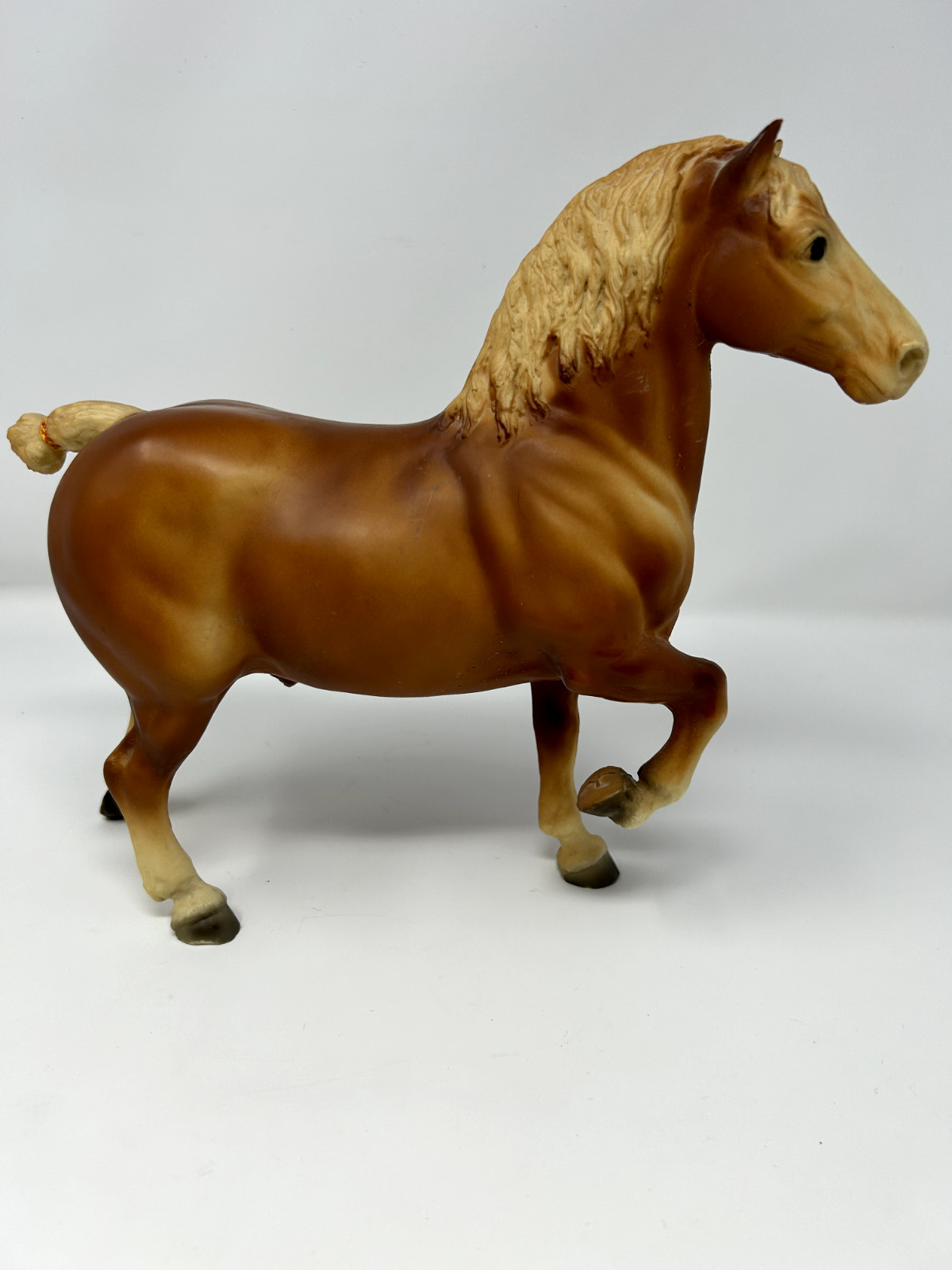 Vintage Breyer horse sorrel chestnut belgium draft stallion