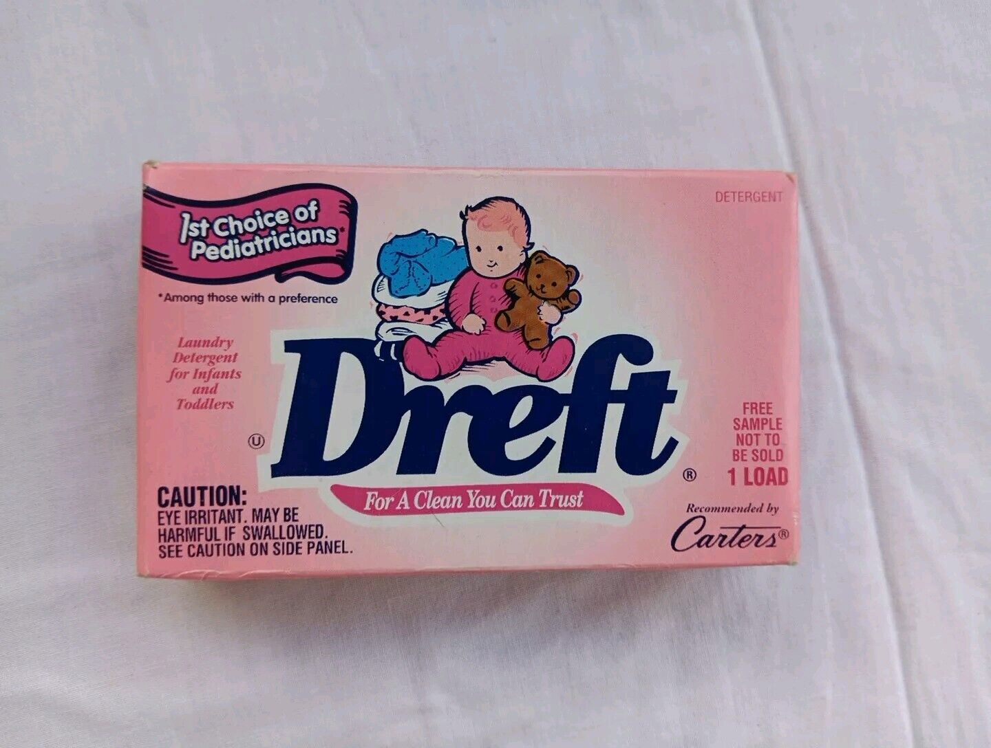 Dreft Powder Detergent Baby Skin Safe 1 load Discontinued Original Rare Vintage 