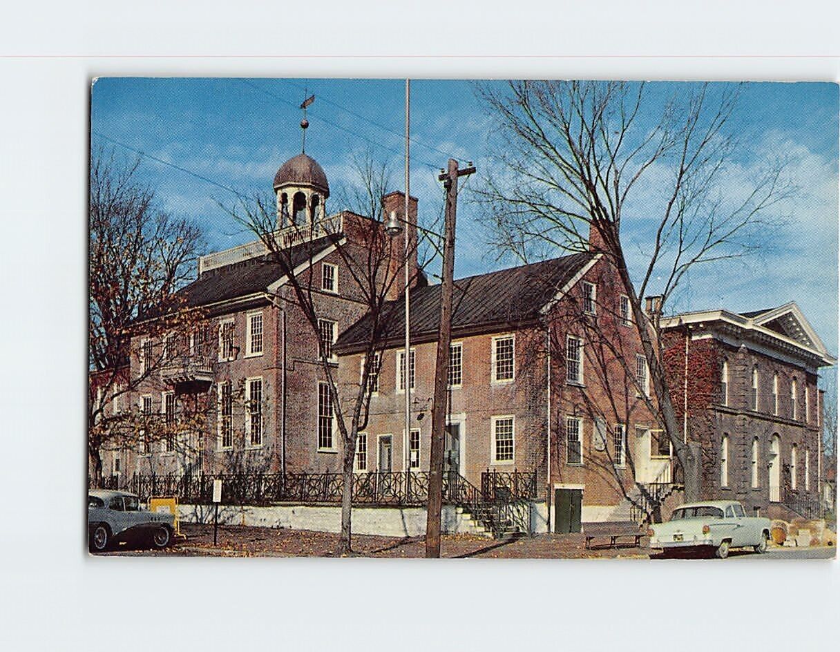Postcard Old Courthouse New Castle Delaware USA