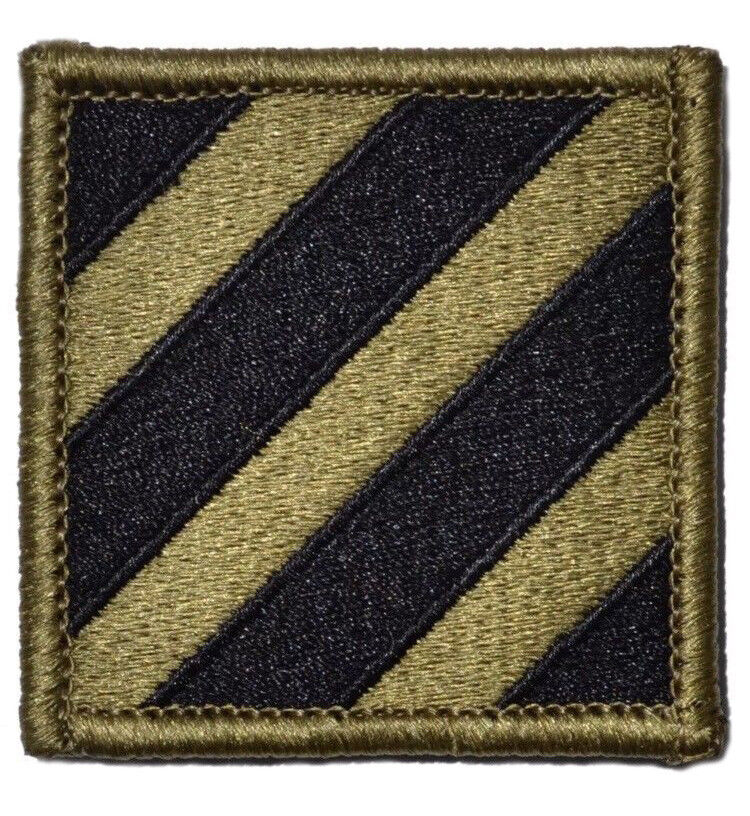 US Army 3rd Infantry Division Subdued (Sew-On) Military Patches
