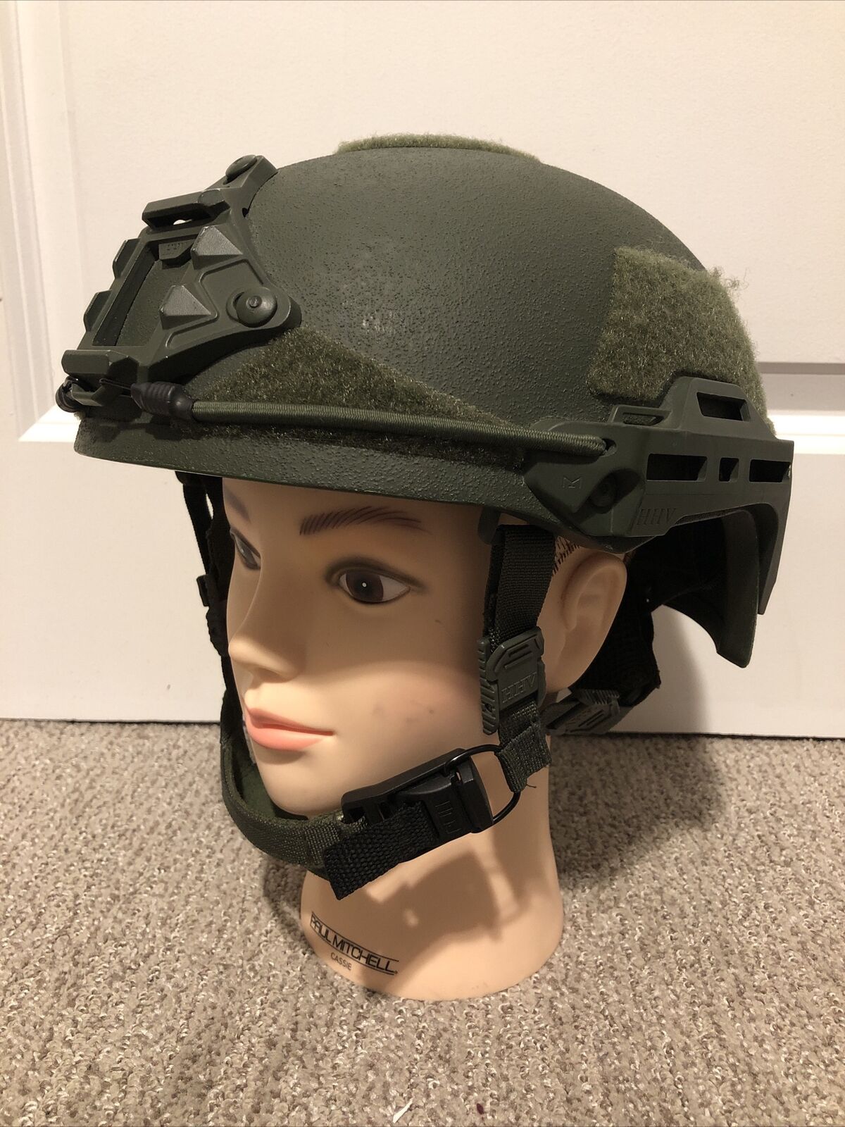 Medium Green Hard Head Veterans High Cut Ballistic Combat HHV ATE2 Helmet