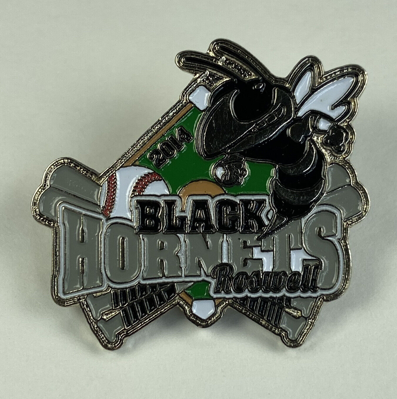 Roswell Georgia Black Hornets Baseball 2014 Hat Pin