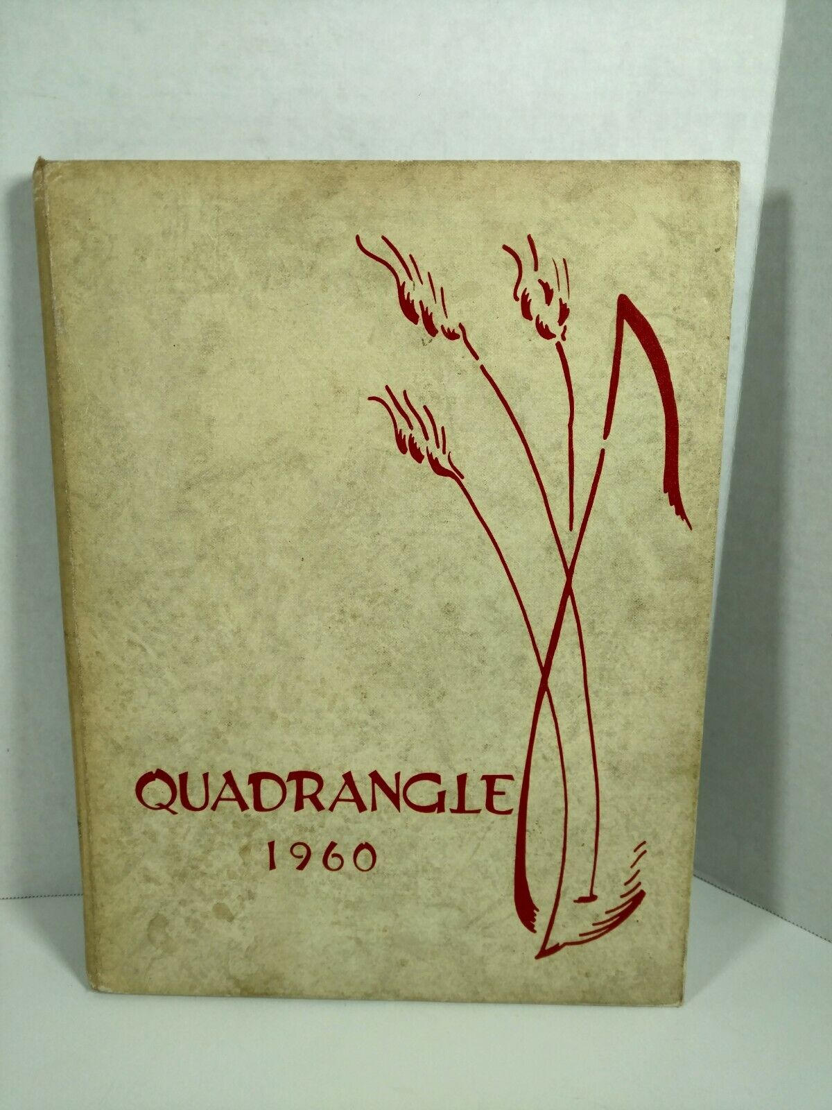 Vintage 1960 Quadrangle McPherson College Yearbook McPherson Kansas