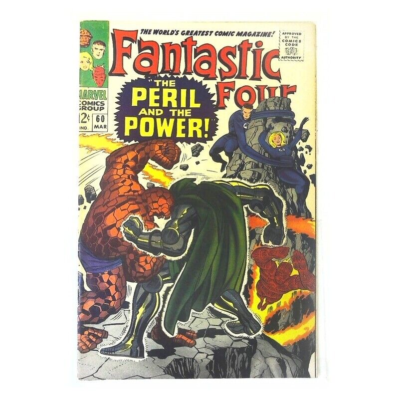 Fantastic Four (1961 series) #60 in Fine + condition. Marvel comics [p.