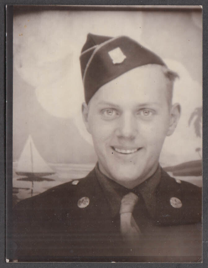 Corporal Al Woolrath [?] 1st Gunnery Laredo Army Air Field TX photo 1940s