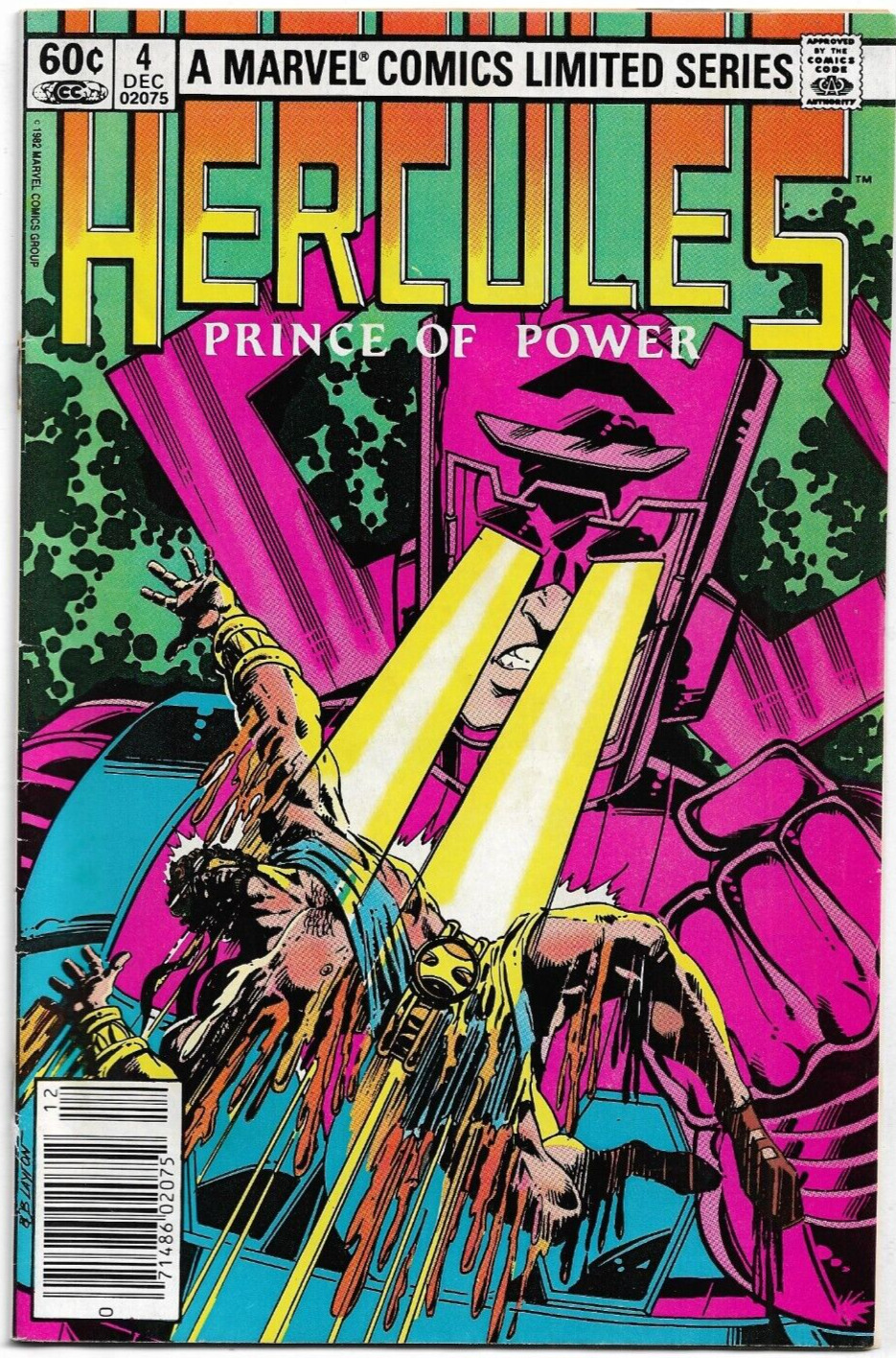 HERCULES PRINCE OF POWER#4 VF 1984 NEWSTAND EDITION MARVEL COMICS