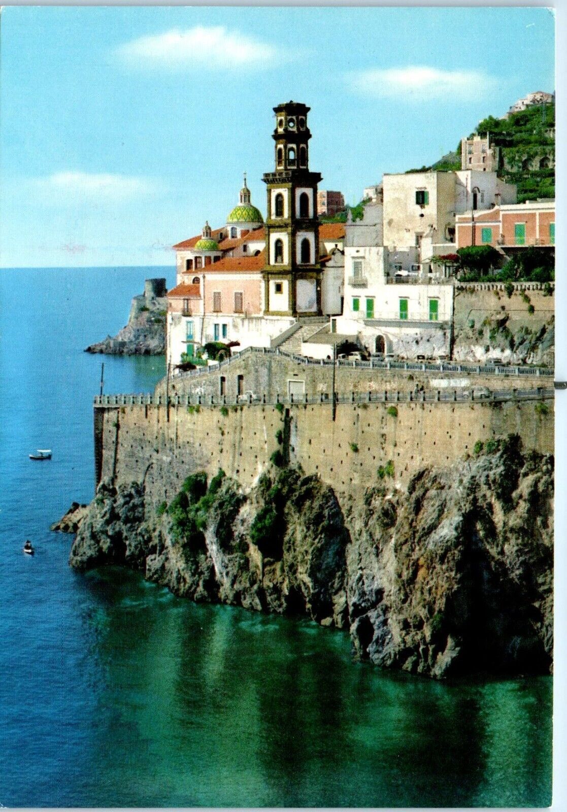 Scenic View of Atrani and the Amalfi Coast, Italy Postcard