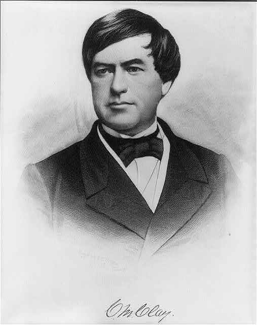 Cassius Marcellus Clay,1810-1903,The Lion of White Hall,abolitionist,planter