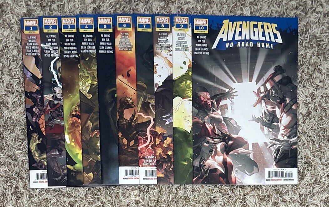 Avengers No Road Home #1-10 * complete series set VF to NM all cover A 1 10 lot
